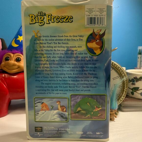 The Land Before Time: The Big Freeze (2001) VHS Clamshell, Tested - Picture 2 of 3